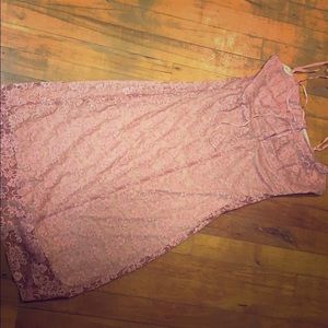 Pink Lingerie Dress